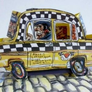 Red Grooms Ruckus Taxi (Mini)